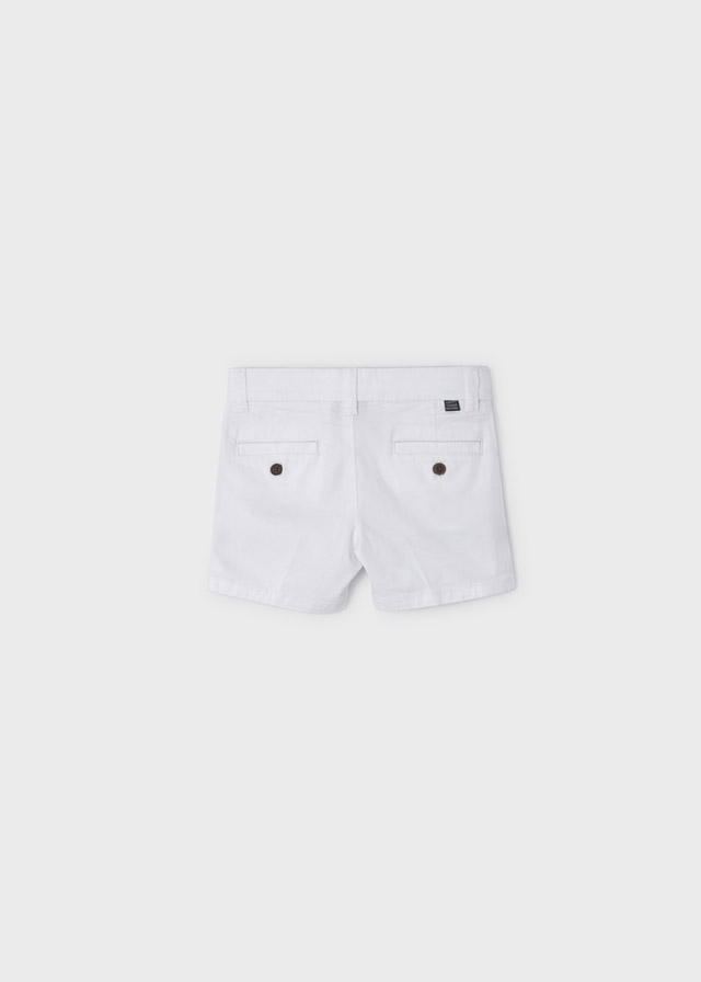 Basic chino twill shorts