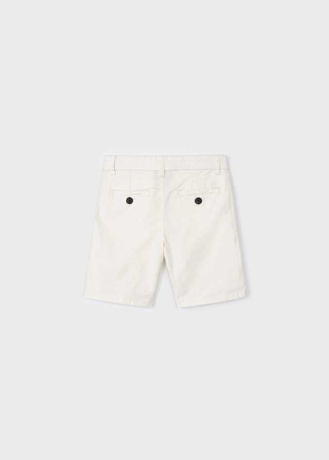 Basic twill chino shorts