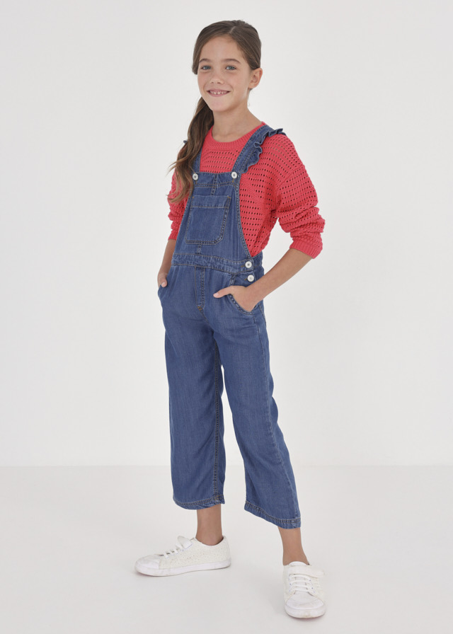 Cropped overalls