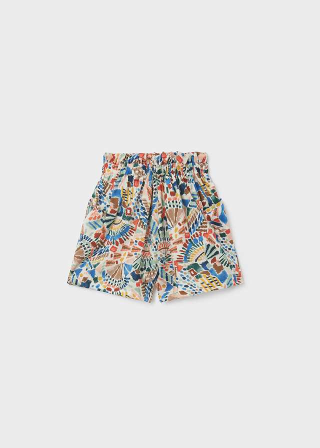 patterned pant skirt