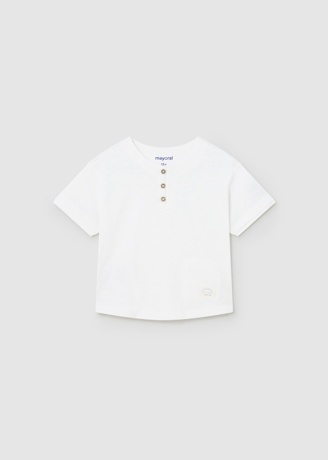 S/s combined linen shirt