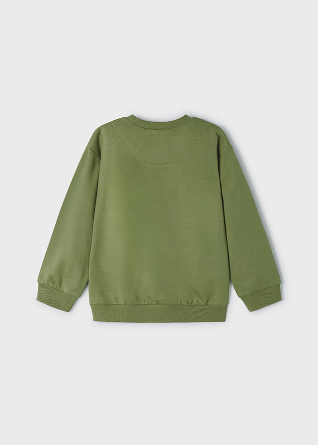 Pullover embossed print
